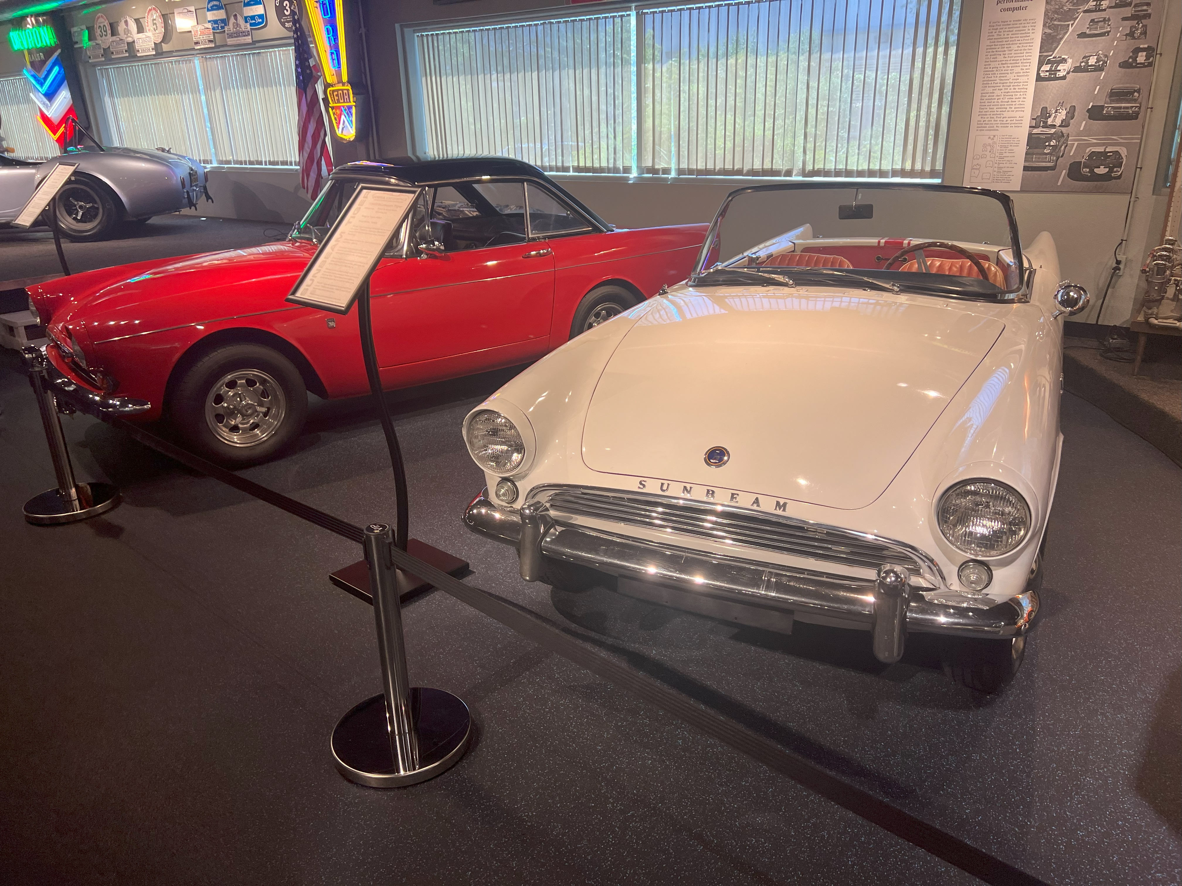 Cobra Day 2024 Sunbeam Tiger Shelby Prototype and production CE floor.jpg