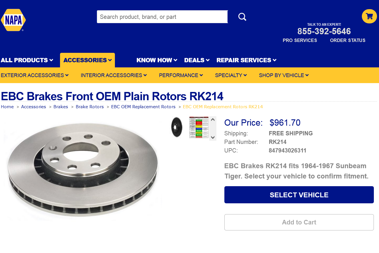 Screenshot 2023-03-21 at 08-46-10 RK214 EBC Front OEM Plain Rotors - Fits 1963-1968 Sunbeam Al...png