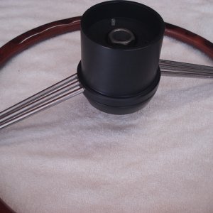 Another finished steering wheel with new machined hub repair kit